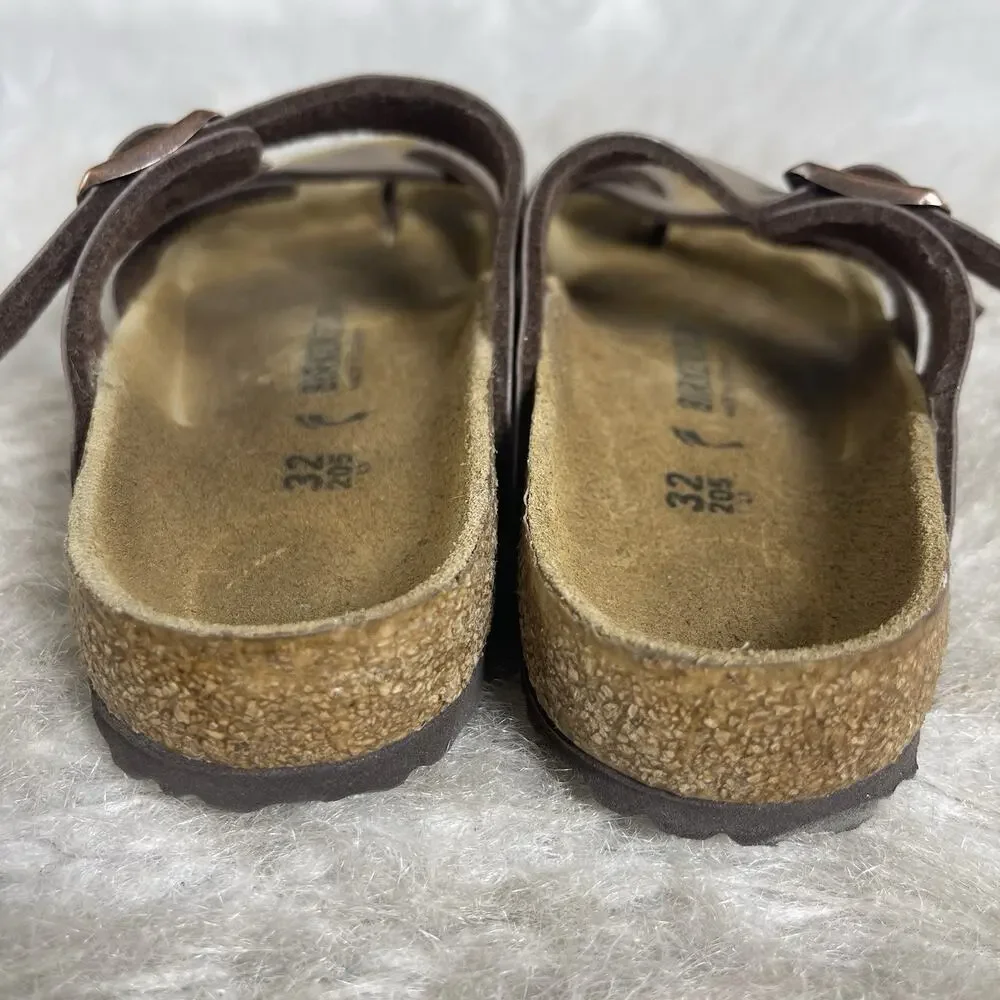 Birkenstock Mayari Birko-Flor Mocha Sandals Kids EU 32, US 1 Narrow Germany